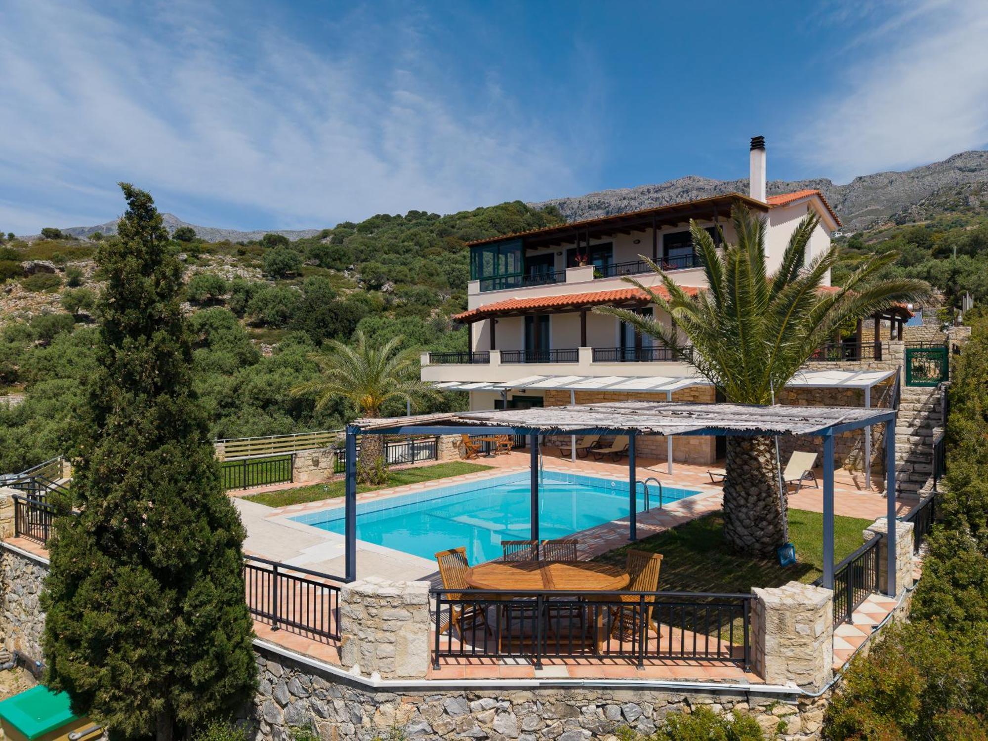 Вілла Souda Bay Loggia Sellia  Екстер'єр фото